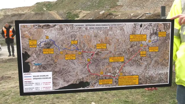 Ankara Beypazarı'nda Su Altyapısı Güçleniyor: 3 Ayrı Hatta Dev Yatırım
